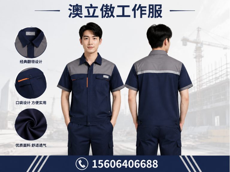 章丘区工装短袖展示图